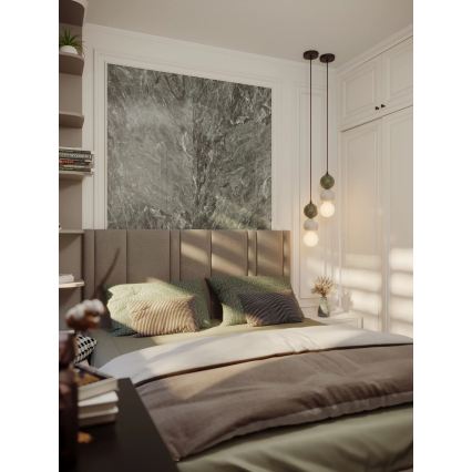 MAXLIGHT P0665 - Pendelleuchte an Kabel ALICE 1xG9/7W/230V Ø 10 cm schwarz