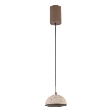 MAXLIGHT P0666 - LED-Pendelleuchte an Kabel CUCCINA LED/57W/230V Ø 15 cm beige