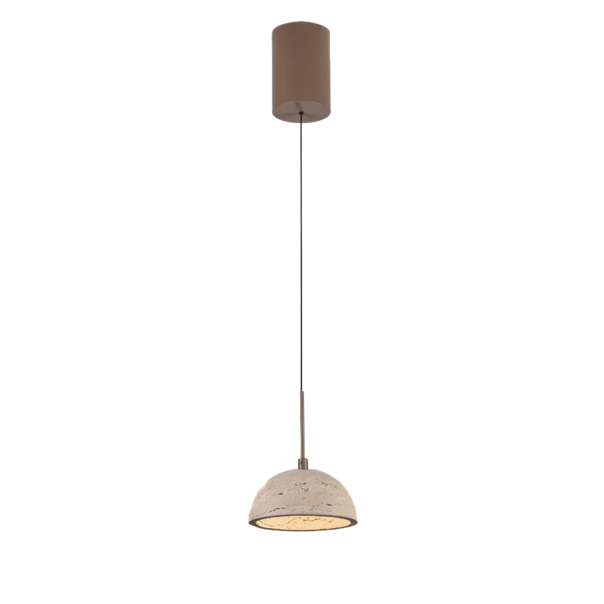 MAXLIGHT P0666 - LED-Pendelleuchte an Kabel CUCCINA LED/57W/230V Ø 15 cm beige