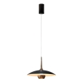MAXLIGHT P0676 - LED-Pendelleuchte an Kabel MANUKA LED/12W/230V Ø 28 cm gold/schwarz