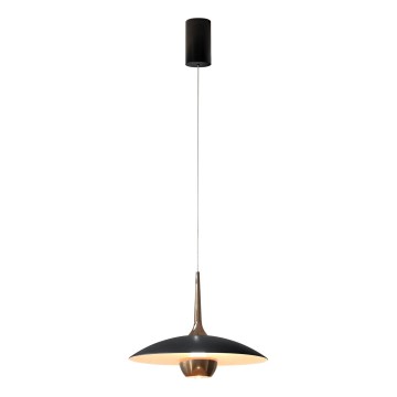 MAXLIGHT P0676 - LED-Pendelleuchte an Kabel MANUKA LED/12W/230V Ø 28 cm gold/schwarz
