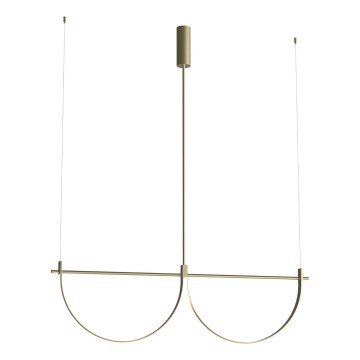MAXLIGHT P0689 - LED-Pendelleuchte an Kabel VICTORIA LED/40W/230V CRI 90 goldfarben