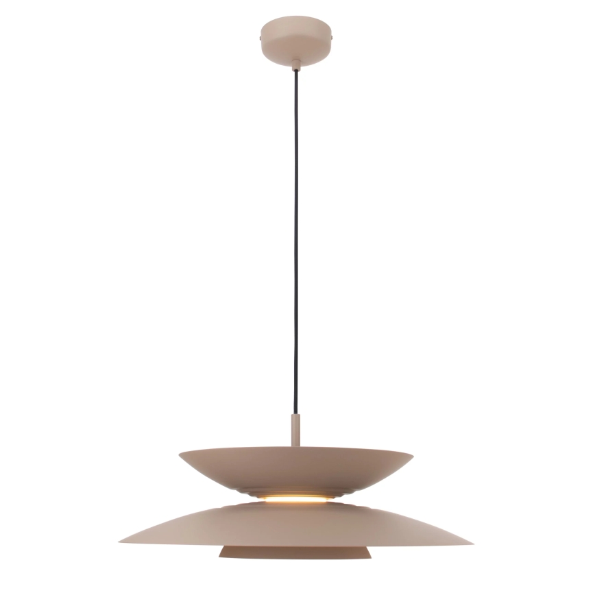 MAXLIGHT P0698 - LED-Pendelleuchte mit Seilaufhängung MAYUMI LED/12W/230V Ø 50 cm CRI 96 beige