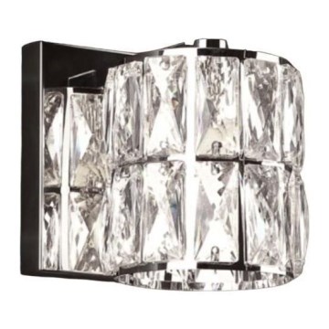 MAXLIGHT W0205 - Wandleuchte DIAMANTE 1xG9/42W/230V glänzendes Chrom