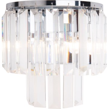 MAXLIGHT W0209 - Wandleuchte MONACO 2xG9/40W/230V glänzendes Chrom