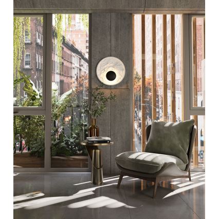 MAXLIGHT W0325 - LED-Wandleuchte OYAKA LED/5W/230V d 29 cm weiß/schwarz