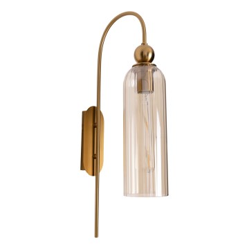 MAXLIGHT W0332 - Wandleuchte CAMPANILA 1xE27/40W/230V Messing/beige
