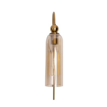 MAXLIGHT W0332 - Wandleuchte CAMPANILA 1xE27/40W/230V Messing/beige