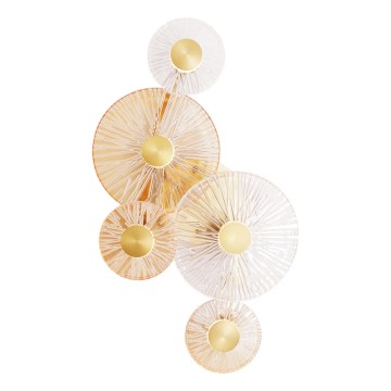 MAXLIGHT W0357 - LED-Wandleuchte ALLURE 5xLED/5W/230V golden