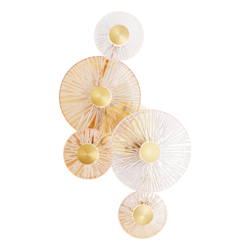 MAXLIGHT W0357 - LED-Wandleuchte ALLURE 5xLED/5W/230V golden