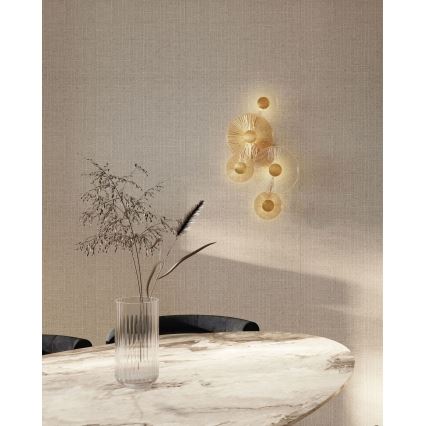 MAXLIGHT W0357 - LED-Wandleuchte ALLURE 5xLED/5W/230V golden