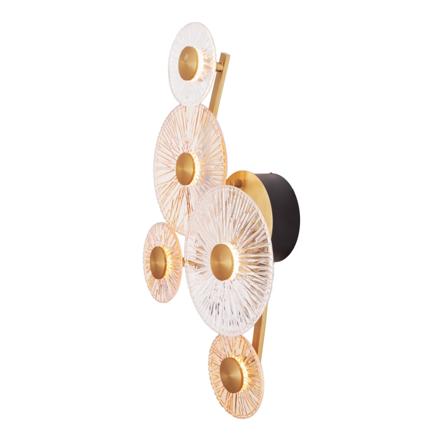MAXLIGHT W0357 - LED-Wandleuchte ALLURE 5xLED/5W/230V golden