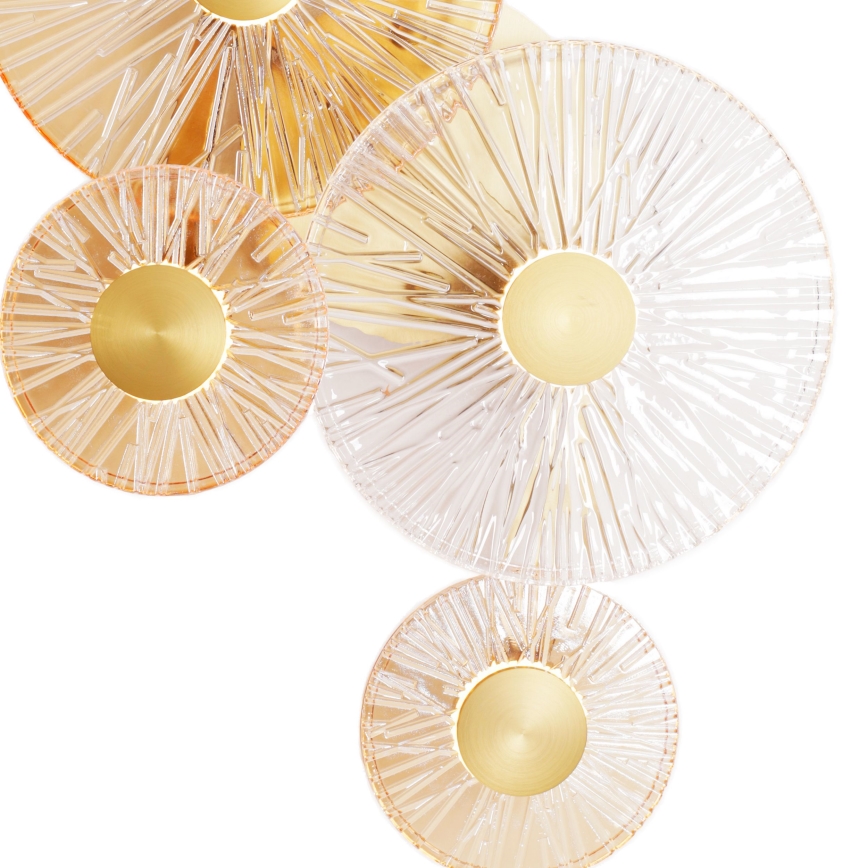 MAXLIGHT W0357 - LED-Wandleuchte ALLURE 5xLED/5W/230V golden