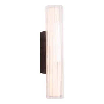 MAXLIGHT W0363 - LED-Wandleuchte für Badezimmer FAYETTE LED/6W/230V 31 cm IP44 schwarz