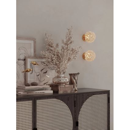 MAXLIGHT W0443 - Wandleuchte RITA 1xG9/5W/230V goldfarben