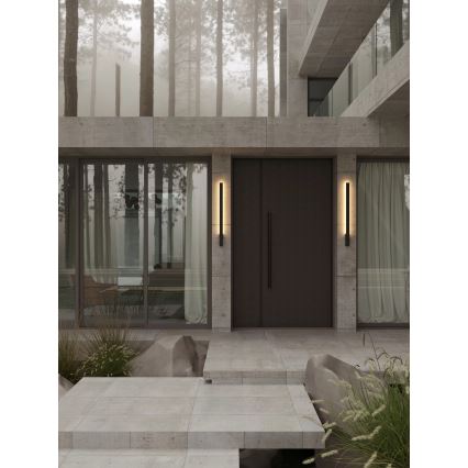 MAXLIGHT W0459 - LED Außen-Wandleuchte KAPRUN LED/12W/230V CRI 93 IP65 schwarz
