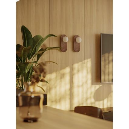 MAXLIGHT W0476 - Wandleuchte POINT 1xG9/7W/230V braun