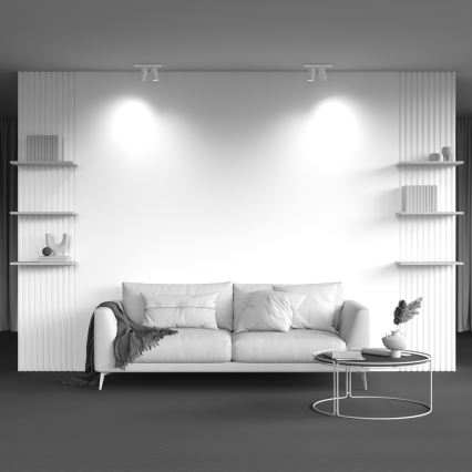 Maytoni C051CL-U-2W - Einbaustrahler FOCUS 2xGU10/10W/230V weiß