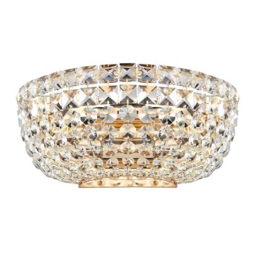 Maytoni DIA100-WL-02-G - Wandleuchte BASFOR 2xE14/60W/230V golden
