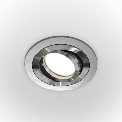 Maytoni DL023-2-01S - Einbaustrahler ATOM 1xGU10/50W/230V matt Chrom