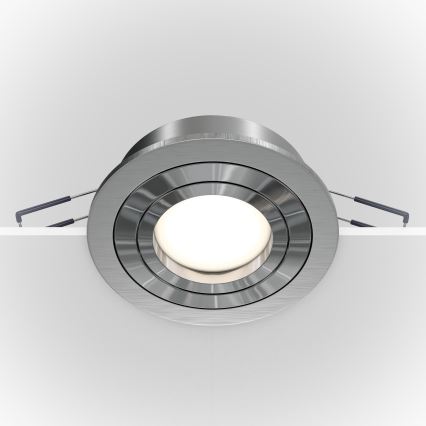 Maytoni DL023-2-01S - Einbaustrahler ATOM 1xGU10/50W/230V matt Chrom