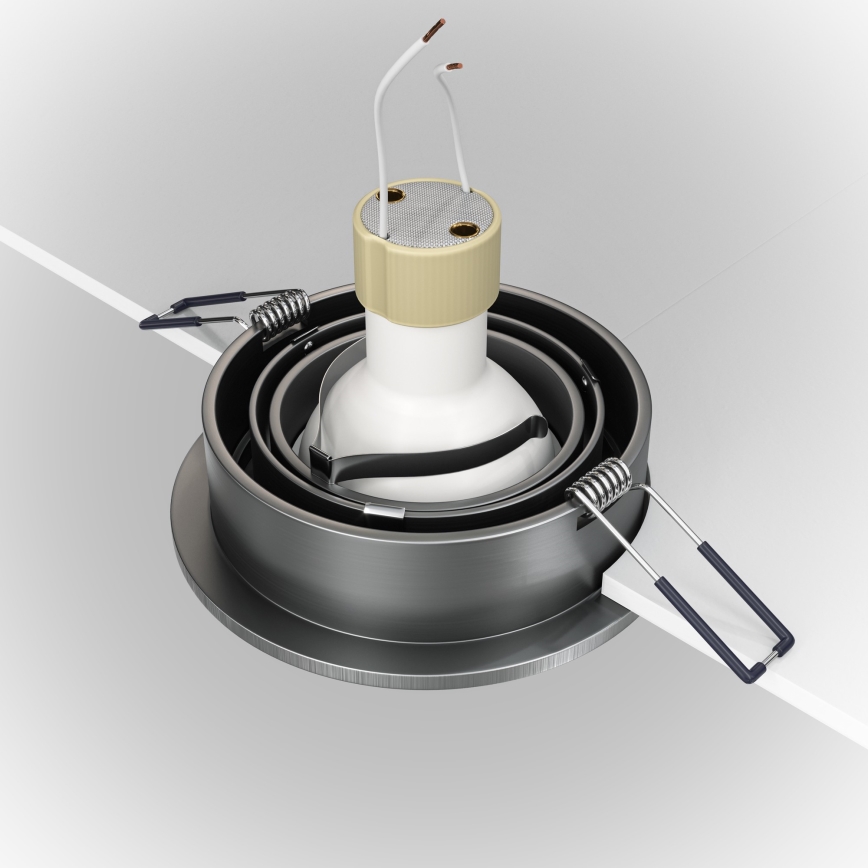 Maytoni DL023-2-01S - Einbaustrahler ATOM 1xGU10/50W/230V matt Chrom