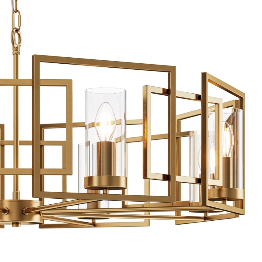 Maytoni H009PL-08G - Hängeleuchte an Kette BOWI 8xE14/40W/230V