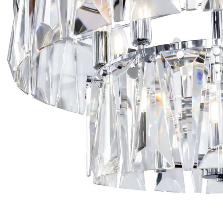 Maytoni MOD043PL-12CH - Kronleuchter an Kette PUNTES 12xE14/40W/230V glänzendes Chrom