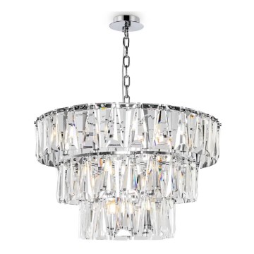 Maytoni MOD043PL-18CH - Kronleuchter an Kette PUNTES 18xE14/40W/230V glänzendes Chrom