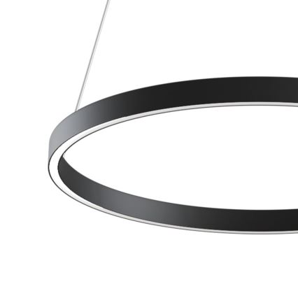 Maytoni MOD058PL-L32B3K - LED-Kronleuchter an Aufhängung RIM LED/37W/230V 3000K d 60 cm schwarz