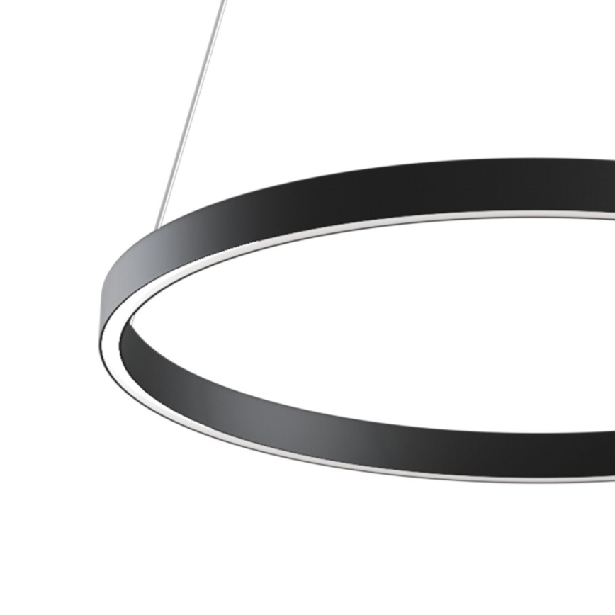 Maytoni MOD058PL-L32B3K - LED-Kronleuchter an Aufhängung RIM LED/37W/230V 3000K d 60 cm schwarz