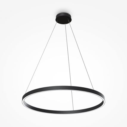 Maytoni MOD058PL-L42B4K - LED-Kronleuchter an Aufhängung RIM LED/51W/230V 4000K d 80 cm schwarz
