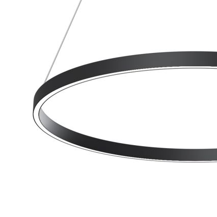 Maytoni MOD058PL-L42B4K - LED-Kronleuchter an Aufhängung RIM LED/51W/230V 4000K d 80 cm schwarz
