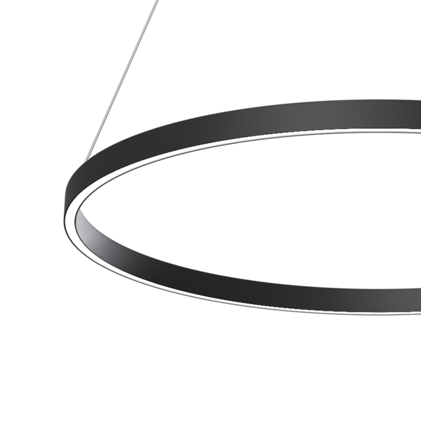 Maytoni MOD058PL-L42B4K - LED-Kronleuchter an Aufhängung RIM LED/51W/230V 4000K d 80 cm schwarz