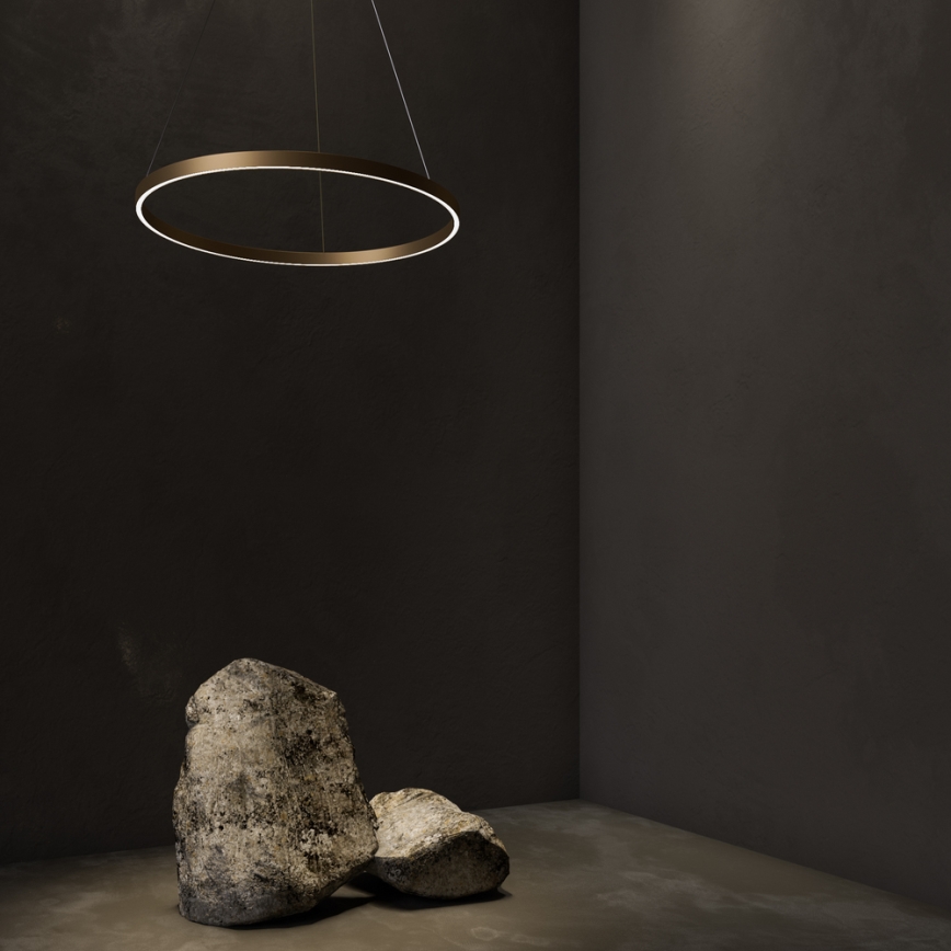 Maytoni MOD058PL-L42BS4K - LED-Kronleuchter an Aufhängung RIM LED/51W/230V 4000K d 80 cm golden