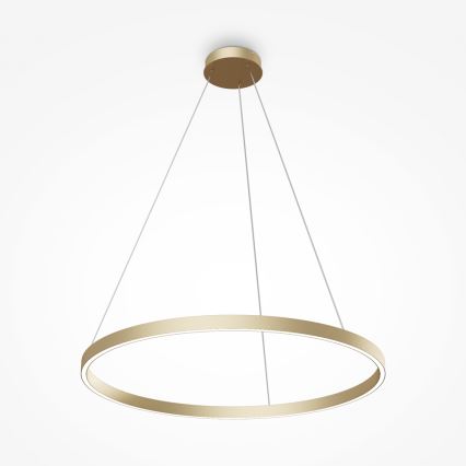 Maytoni MOD058PL-L42BS4K - LED-Kronleuchter an Aufhängung RIM LED/51W/230V 4000K d 80 cm golden