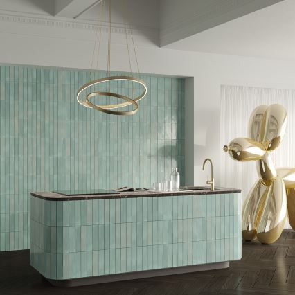 Maytoni MOD058PL-L74BS3K - LED-Kronleuchter an Aufhängung RIM LED/88W/230V 3000K d 80 cm golden