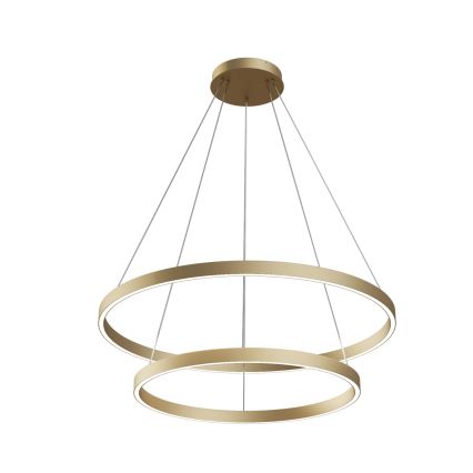 Maytoni MOD058PL-L74BS3K - LED-Kronleuchter an Aufhängung RIM LED/88W/230V 3000K d 80 cm golden