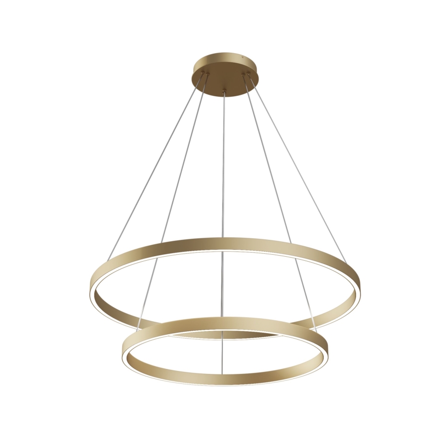 Maytoni MOD058PL-L74BS3K - LED-Kronleuchter an Aufhängung RIM LED/88W/230V 3000K d 80 cm golden
