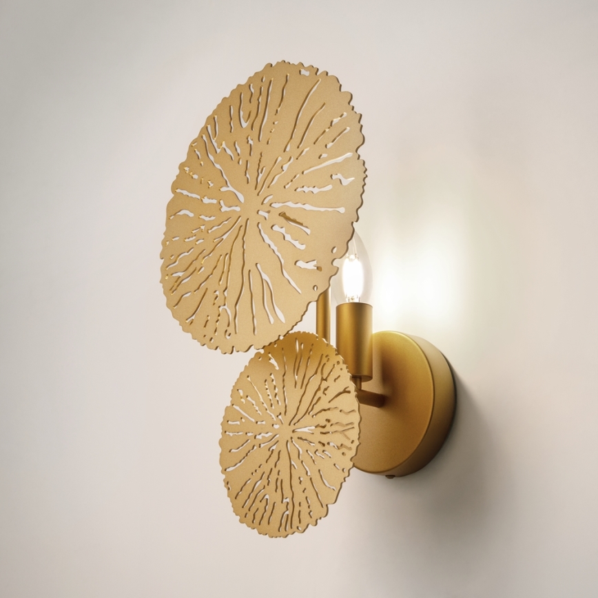 Maytoni MOD082WL-01G - Wandleuchte LOVETANN 1xE14/40W/230V golden