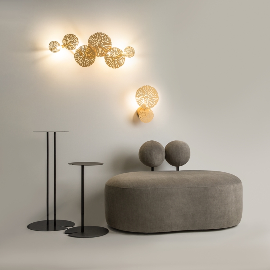 Maytoni MOD082WL-01G - Wandleuchte LOVETANN 1xE14/40W/230V golden