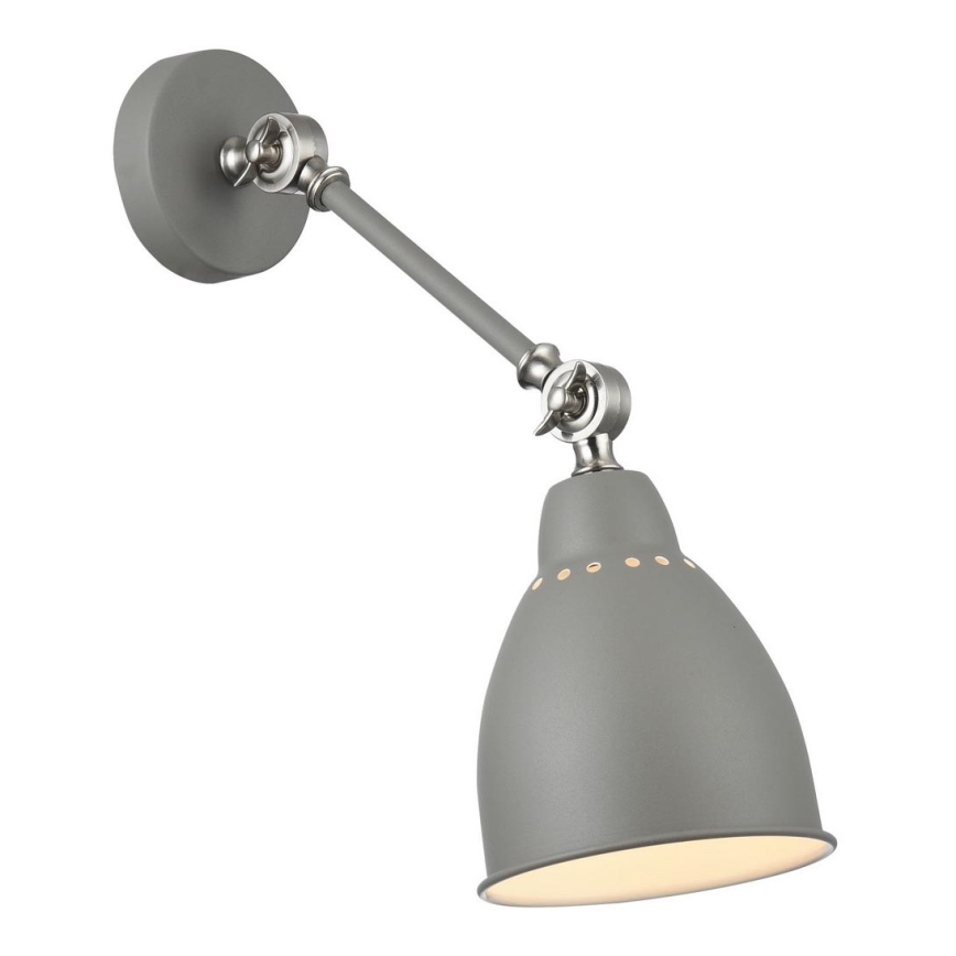 Maytoni MOD142-WL-01-GR - Wandlampe DOMINO 1xE27/40W/230V grau
