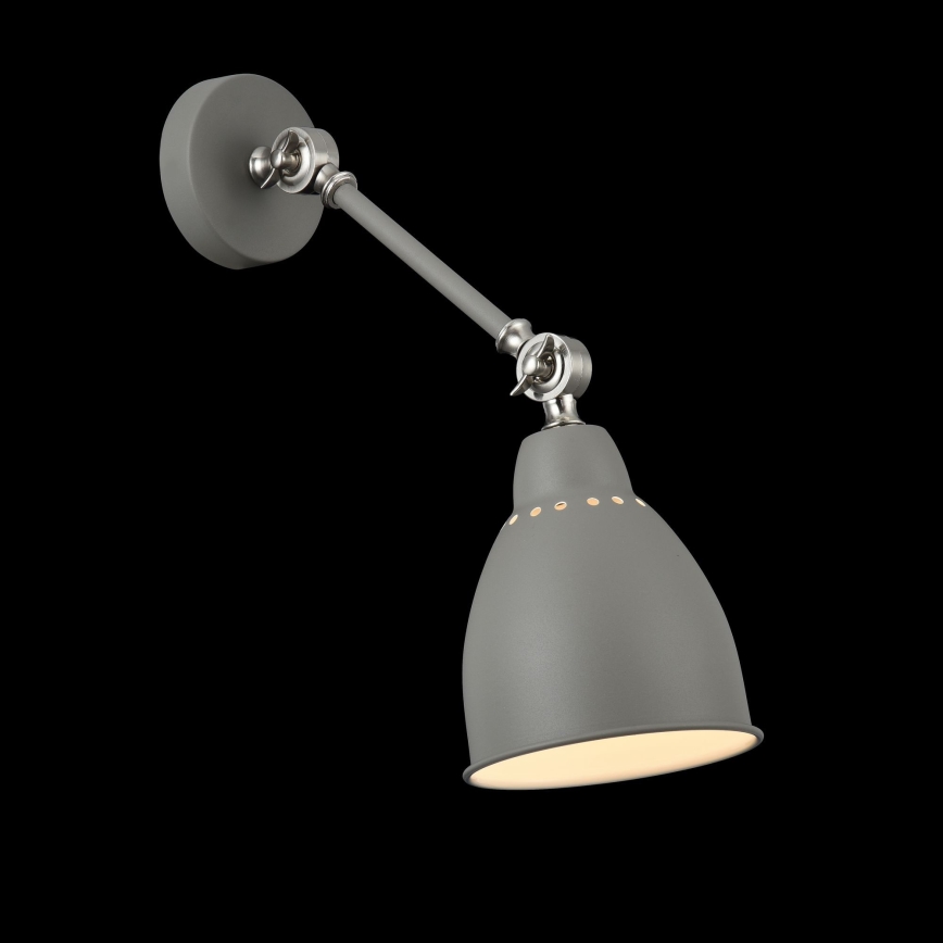 Maytoni MOD142-WL-01-GR - Wandlampe DOMINO 1xE27/40W/230V grau