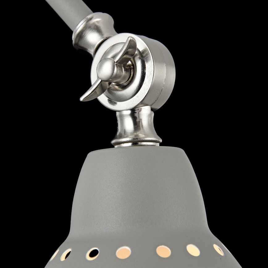 Maytoni MOD142-WL-01-GR - Wandlampe DOMINO 1xE27/40W/230V grau