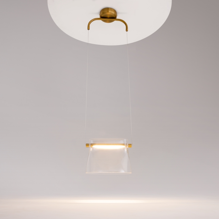 Maytoni MOD170PL-L8BS3K - LED-Hängeleuchte CABARET LED/8W/230V golden