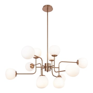 Maytoni MOD221PL-12G - Deckenleuchte an Stange ERICH 12xE14/40W/230V kupfern