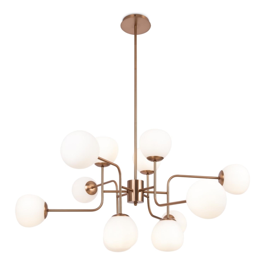 Maytoni MOD221PL-12G - Deckenleuchte an Stange ERICH 12xE14/40W/230V kupfern