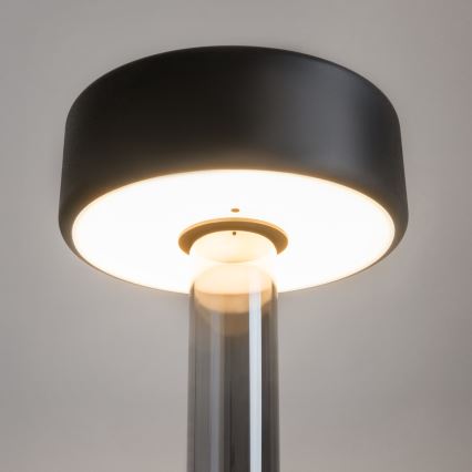 Maytoni MOD229TL-L3B3K3 - LED dimmbare, wiederaufladbare tragbare Tischlampe LED/3W/5V 2200-4000K 2000 mAh schwarz/grau