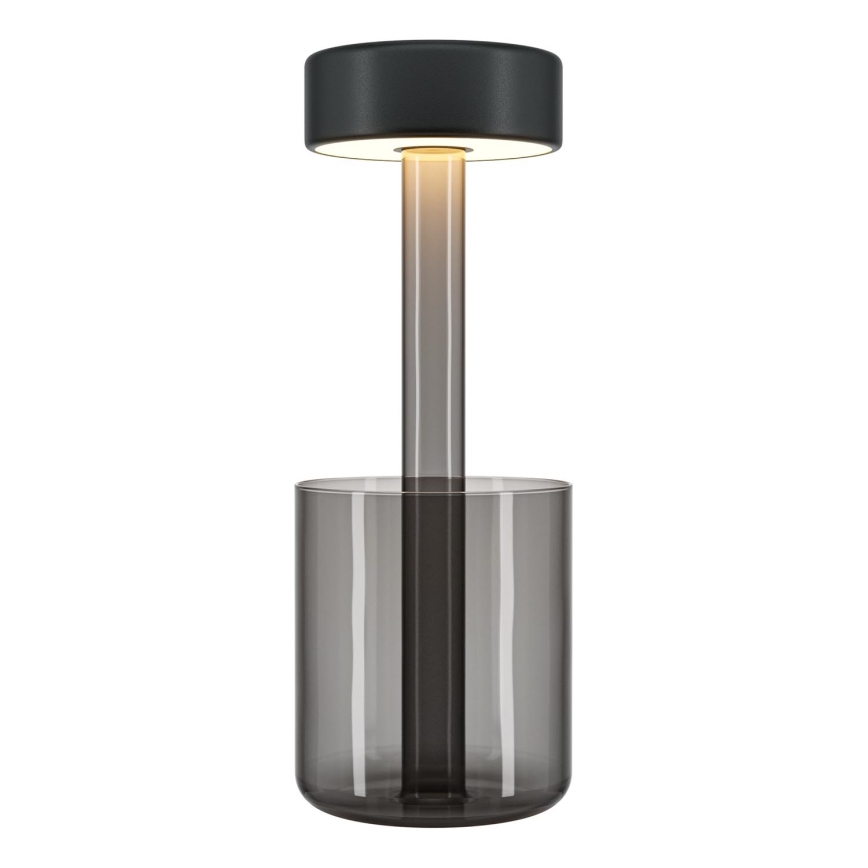 Maytoni MOD229TL-L3B3K3 - LED dimmbare, wiederaufladbare tragbare Tischlampe LED/3W/5V 2200-4000K 2000 mAh schwarz/grau