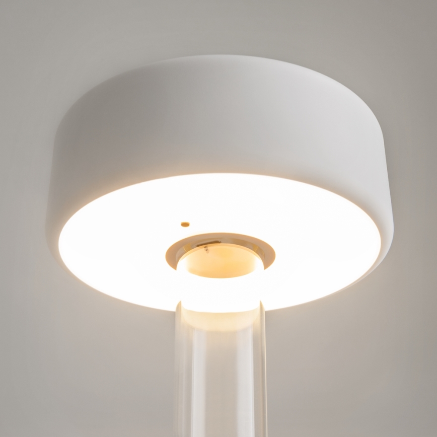 Maytoni MOD229TL-L3W3K1 - LED dimmbare, wiederaufladbare tragbare Tischlampe LED/3W/5V 2200-4000K 2000 mAh weiß/klar